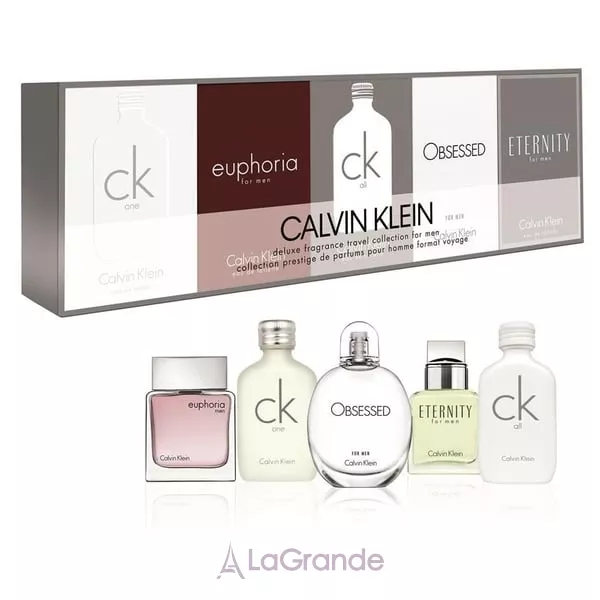 Calvin Klein Men Mini Set ���� (Obsession Men 10 �� + Eternity for Men 10 �� + CK One 10 �� + CK All 10 �� + Euphoria Men 10 ��)