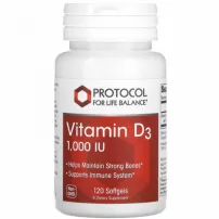Protocol for Life Balance Vitamin D-3 1000IU ������� D3 1000 �� � ������ ���������