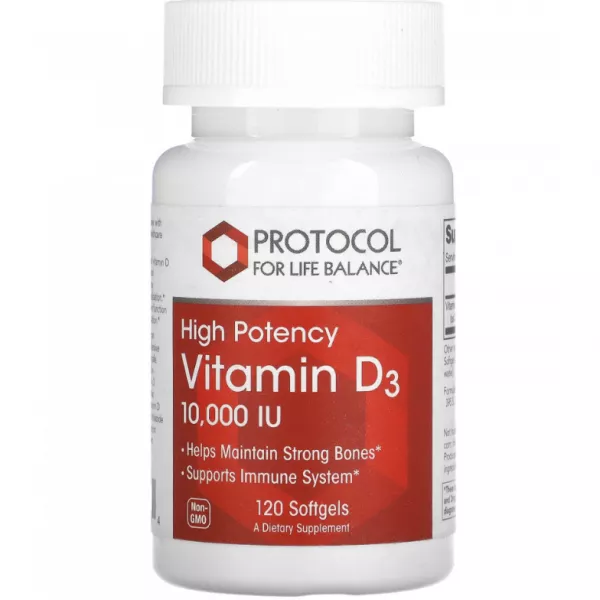Protocol for Life Balance Vitamin D3 10,000 IU ������� D3 10 000 �� � ������ ���������