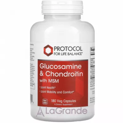 Protocol for Life Balance Glucosamine & Chondroitin with MSM      