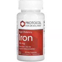 Protocol for Life Balance Iron  36mg ������� ������� "������"  ������� ������������� 36 �� � �������������� ��������
