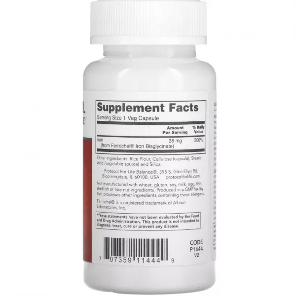 Protocol for Life Balance Iron  36mg ������� ������� 