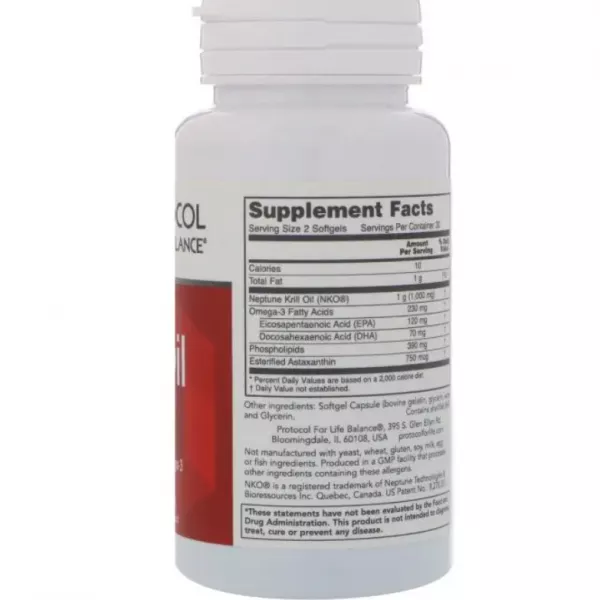 Protocol for Life Balance Neptune Krill Oil 500 mg ������� ������� ��� ��������� ����������  