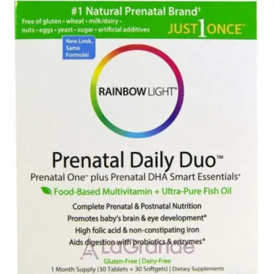 Rainbow Light Prenatal one plus Prenatal dha smart essentials '     