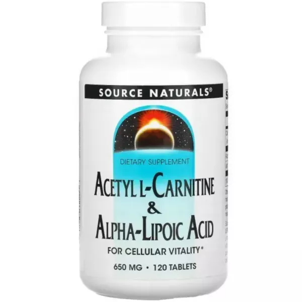 Source Naturals Acetyl L-Carnitine & Alpha Lipoic Acid 650 mg ������� ������� 