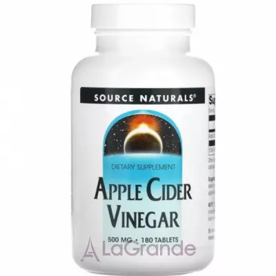 Source Naturals Apple Cider Vinegar 500 mg   