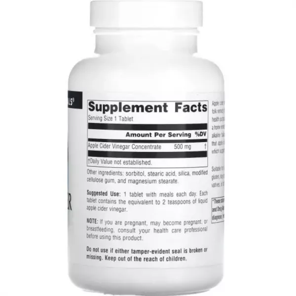 Source Naturals Apple Cider Vinegar 500 mg ������� ������� 