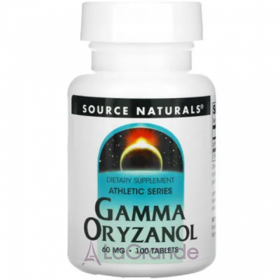 Source Naturals Athletic Series Gamma Oryzanol 60 mg     '  