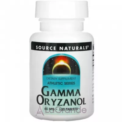 Source Naturals Athletic Series Gamma Oryzanol 60 mg     '  