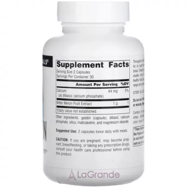 Source Naturals Bitter Melon ������� ������� ��� ��������� ������� ������� � ����� 