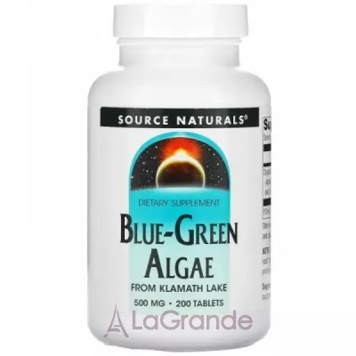 Source Naturals Blue-Green Algae 500 mg      