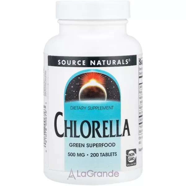Source Naturals Chlorella 500 mg ������� ������� ��� ���������  ������ � ���������� 