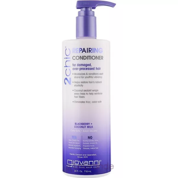 Giovanni 2chic Repairing Conditioner Blackberry & Coconut Milk ����������������� ����������� ��� ����� ������������ ����� � �������� � ��������� �������