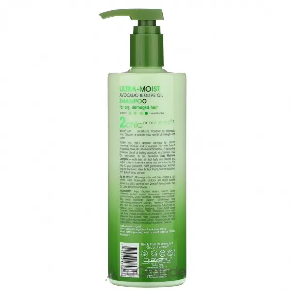 Giovanni 2chic Ultra-Moist Shampoo Avocado & Olive Oil ������-����������� ������� ��� ����� � ������������ ����� � ������� � ��������� ������