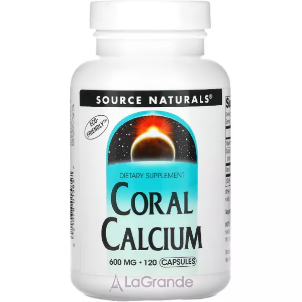 Source Naturals Coral Calcium 600 mg ������� ������� ��� �������� ������ 