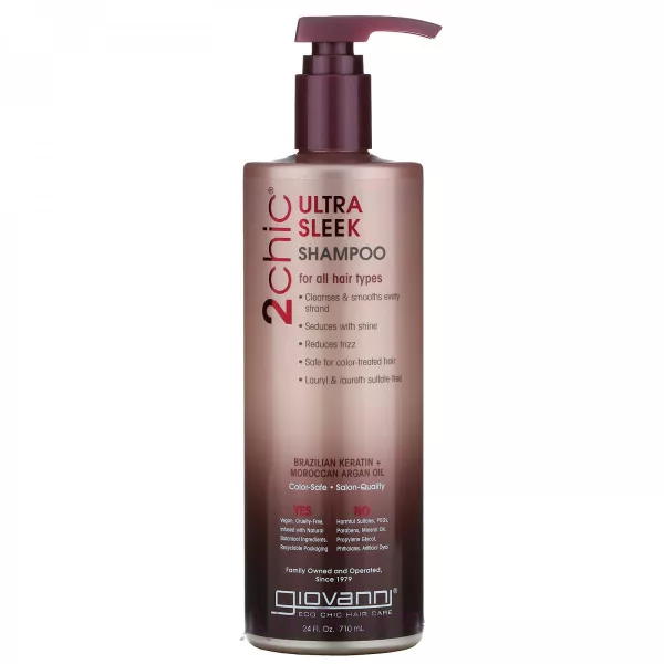 Giovanni 2chic Ultra-Sleek Brazilian Keratin + Moroccan Argan Oil ������� ��� ������� � ��������� �� ��������� ������