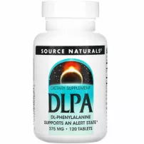 Source Naturals DLPA 375 mg ������� ������� ��� ��������� ����������� � �������������� ��������� "DL-�����������" 375 ��
