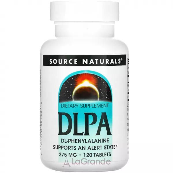 Source Naturals DLPA 375 mg ������� ������� ��� ��������� ����������� � �������������� ��������� 
