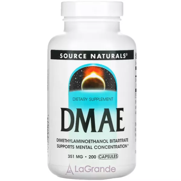 Source Naturals DMAE 351 mg ������� ������� ��� ��������� ���������� ������������ 
