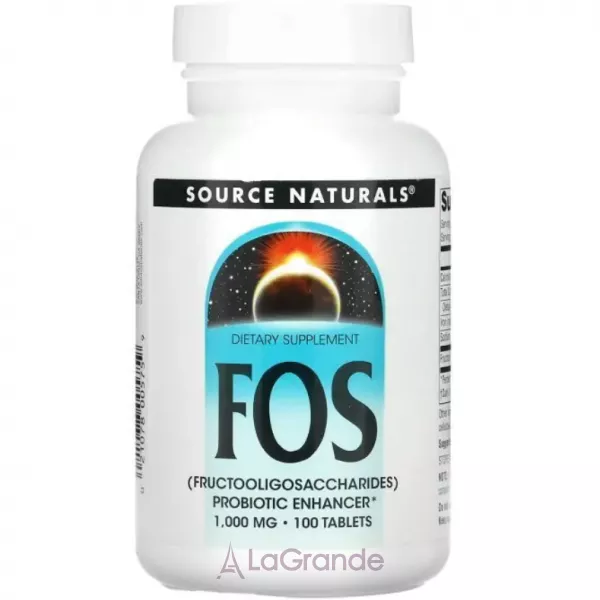 Source Naturals  FOS 1,000 mg ������� ������� ��� �������� ������� ��������� 