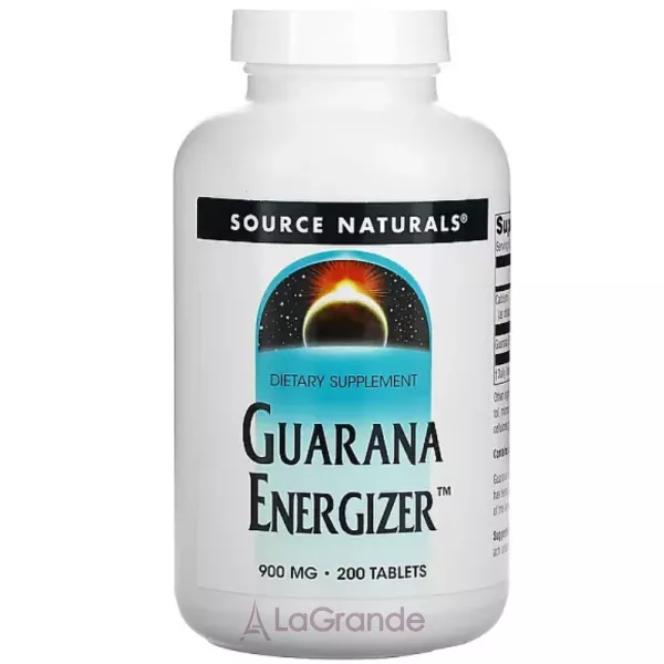 Source Naturals Guarana Energizer 900 mg ������� ������� ��� ����������  ����������� ������� ������� 