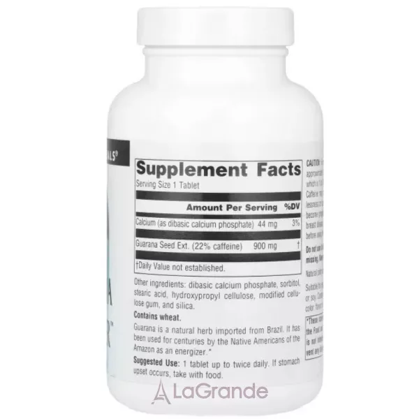 Source Naturals Guarana Energizer 900 mg ������� ������� ��� ����������  ����������� ������� ������� 