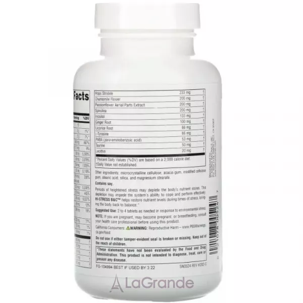 Source Naturals Hi-Stress B&C ������� �������  