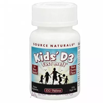 Source Naturals Kids D-3 400 IU ³ D3       