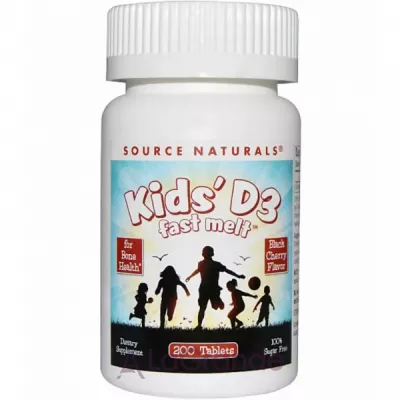 Source Naturals Kids D-3 400 IU ³ D3       