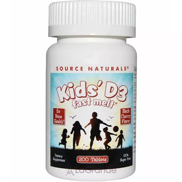 Source Naturals Kids D-3 400 IU ������� D3 ��� ����� ����������������� �� ������ ������ �����