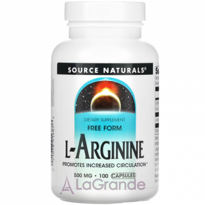 Source Naturals L-Arginine 500 mg      