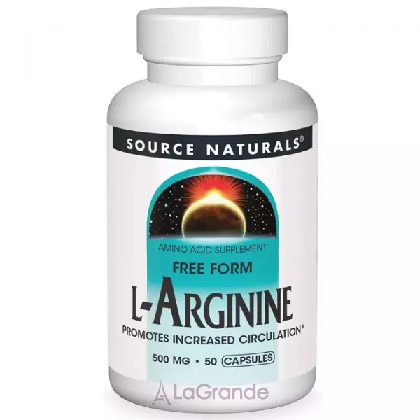 Source Naturals L-Arginine 500 mg ������� ������� ��� ���������� ��������� 