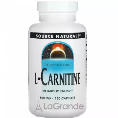 Source Naturals L-Carnitine 500 mg       