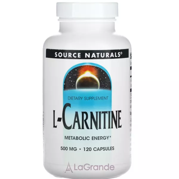 Source Naturals L-Carnitine 500 mg ������� ������� ��� ������������ ����㳺� �'��� 
