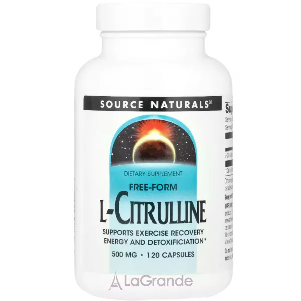 Source Naturals L-Citrulline 500 mg ������� ������� ��� �������������� ������� ����� ���������� 