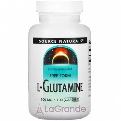 Source Naturals L-Glutamine 500 mg     