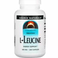 Source Naturals L-Leucine 500 mg ������� ������� ��� ��������� ����㳿 �� ����������� ��������� "������" 500 ��