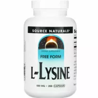 Source Naturals L-Lysine 500 mg ������� ������� ��� �������� ������ ������� "L-����" 500 ��