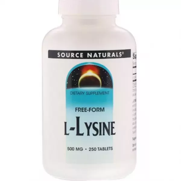 Source Naturals L-Lysine 500 mg ������� ������� ��� �������� ������ ������� 