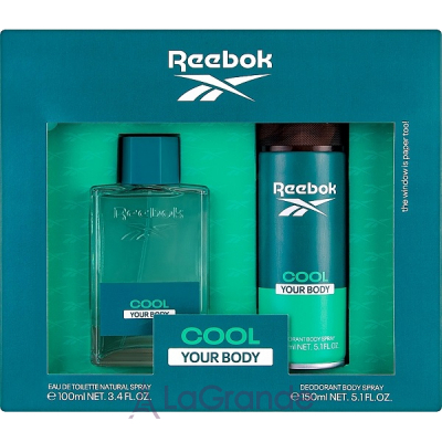 Reebok Cool Your Body For Men  (  100  +  150 )