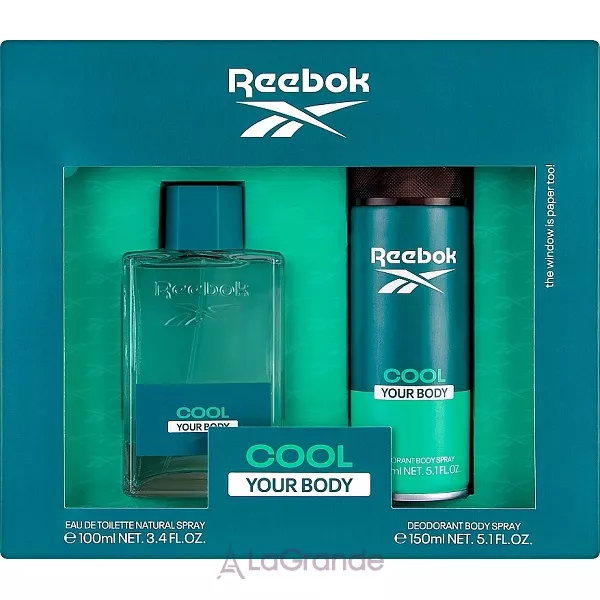 Reebok Cool Your Body For Men ����� (��������� ���� 100 �� + ����������  150 ��)