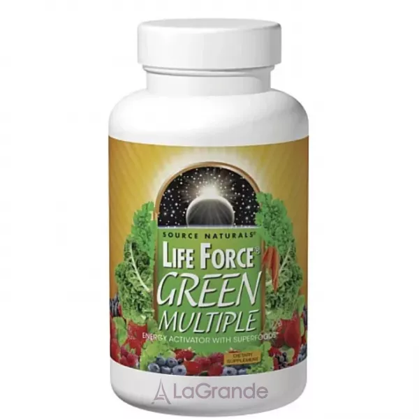 Source Naturals Life Force Green Multiple ������������ ��������� ����㳿 �� ���������������