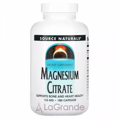 Source Naturals Magnesium Citrate  133 mg     '    