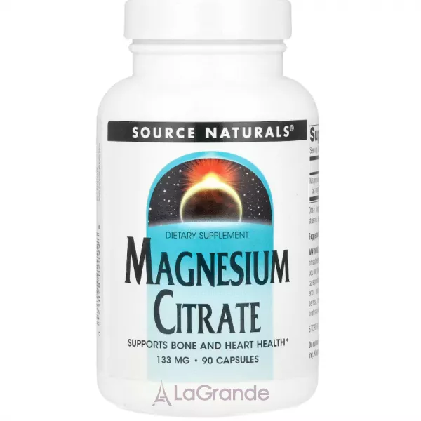 Source Naturals Magnesium Citrate  133 mg ������� ������� ��� �������� ������'� ����� � ����� 