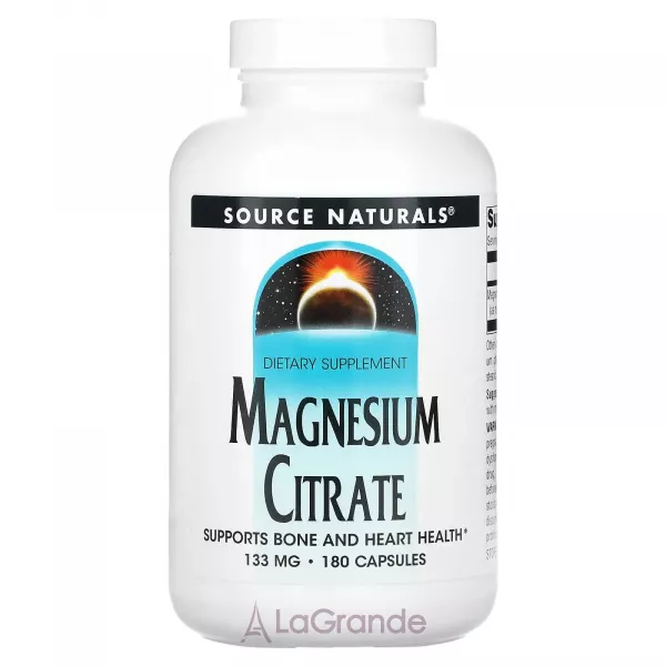 Source Naturals Magnesium Citrate  133 mg ������� ������� ��� �������� ������'� ����� � ����� 