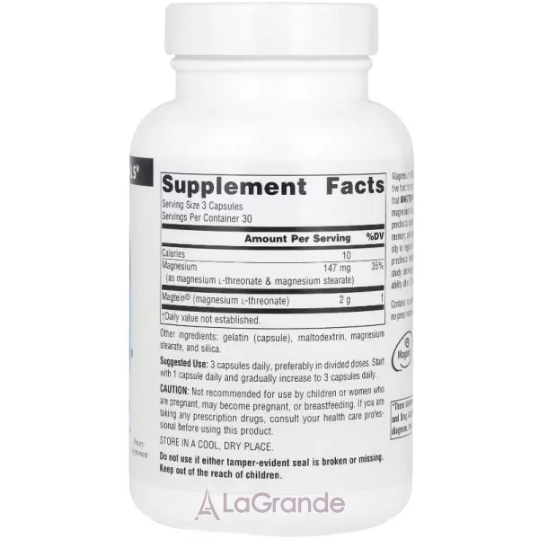 Source Naturals Magtein Magnesium L-Threonate 667 mg ������� ������� ��� �������� �� ���'�� 
