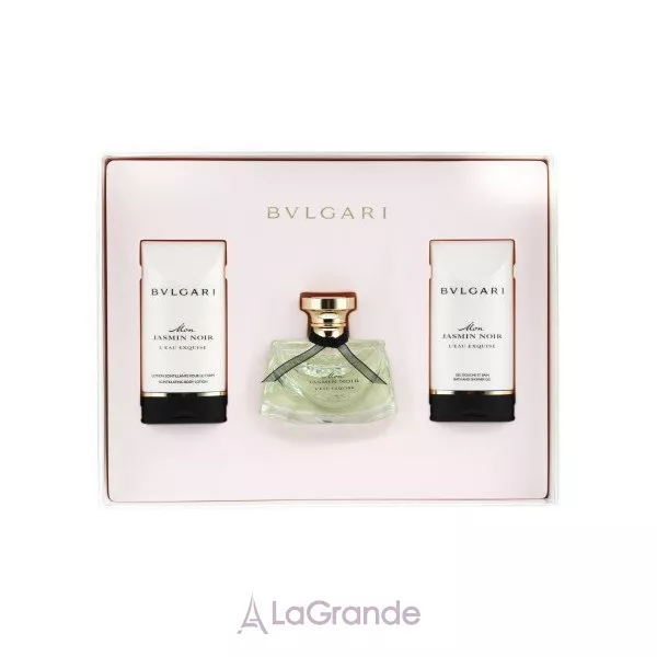 Bvlgari Mon Jasmin Noir LEau Exquise ���� (�������� ���� 50 �� + ���� ��� ���� 75 �� + ������� ��� ��� 75 ��)