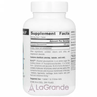 Source Naturals N-A-G 500 mg       