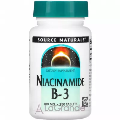 Source Naturals Niacinamide B-3 100 mg        