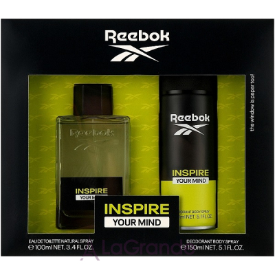 Reebok Inspire Your Mind For Men  (  100  +  150 )